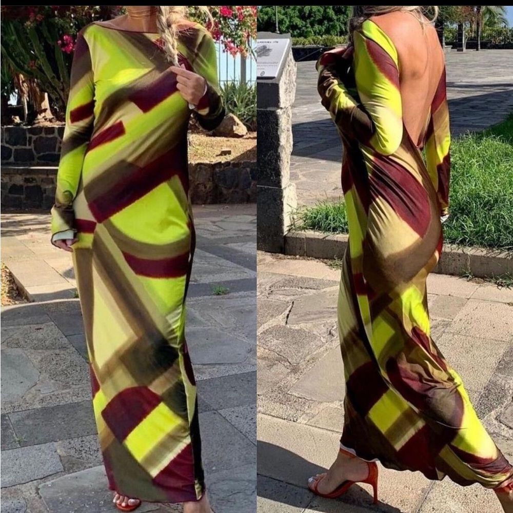ZARA PRINTED DRESS - Picture 16 of 16